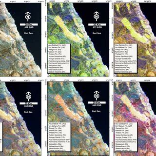 False Color Composite Images Fcc A True Colour Image Rgb B