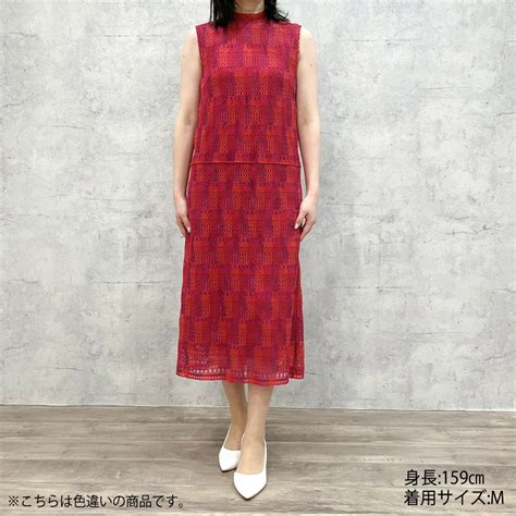 Mix Color Lace Dress（mサイズ グリーン Arobe（アローブ）） 【公式】brista（ブリスタ） 洋服サブ