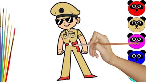 Little Singham Cartoon Drawing Images - Singham Little Drawing Cartoon Color Kids Easy Video ...