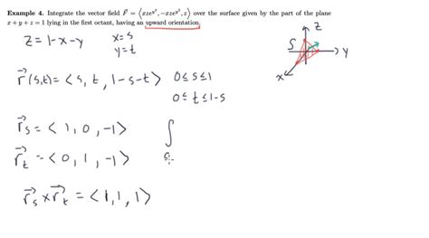 Surface Integrals Example 1 Numerade