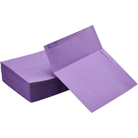 A7 Envelopes - 100-Pack Invitation Envelopes, 5x7 Gummed Seal Square ...