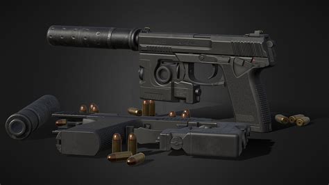 Socom Mark 23 Phase Ii Buy Royalty Free 3d Model By Firewarden3d Firewarden [369ef7a