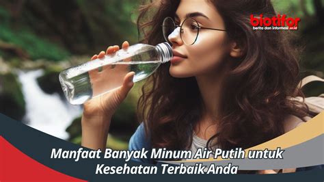 Manfaat Banyak Minum Air Putih Untuk Kesehatan Terbaik Anda Biotifor