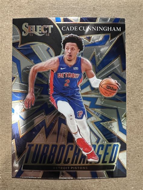 Panini Select Turbocharged Cade Cunningham Rookie Detroit