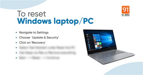 How To Reset Laptop Easy Step By Step Guide To Format Your Windows 10