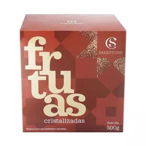 Cacau Show Panetone Frutas Cristalizadas 500g MercadoLivre