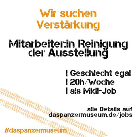 Daspanzermuseum On Twitter Wir Suchen Verst Rkung Mitarbeiter In