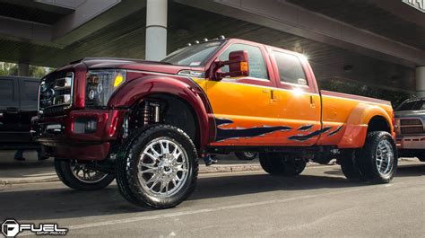 Ford F 350 Dually Throttle Dually Rear D213 Gallery Down South Custom Wheels