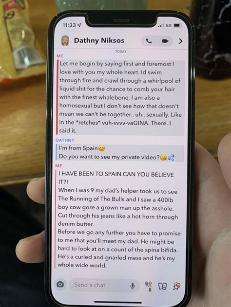 Guy At Work Got Hit Up By A Sex Scammer On Snapchat And Immediately