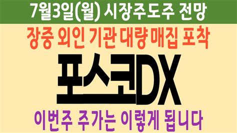 포스코dx 포스코dx주가포스코dx주가전망포스코dx분석포스코dx목표가포스코dx주식포스코dx주식전망 Youtube