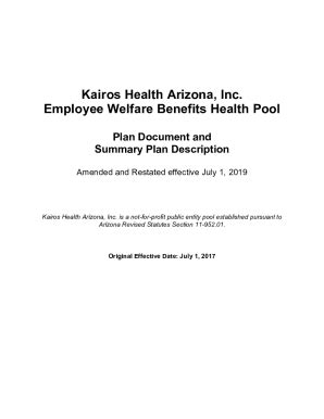 Fillable Online Fillable Online Employee Welfare Benefits Health Pool