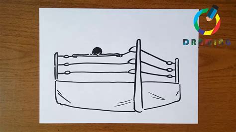 How To Draw A Wrestling Ring Youtube