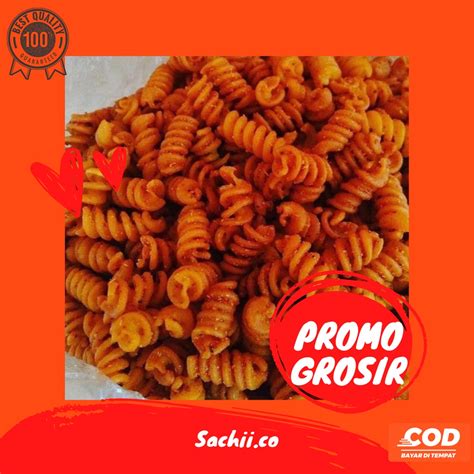 Jual PROMO BELI 5 GRATIS 1 Aneka Cemilan Pedes Makaroni Mie Kriting