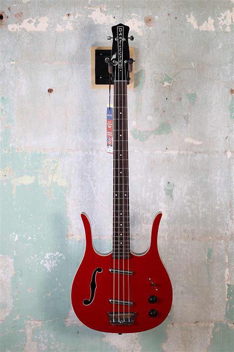 Danelectro Red Hot Longhorn Bass Guitar Reverb