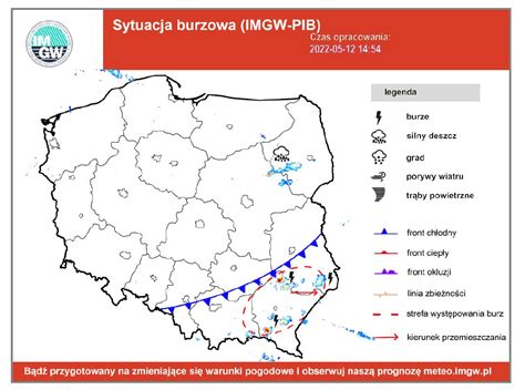 IMGW PIB METEO POLSKA on Twitter Lokalne ośrodki burzowe formują się