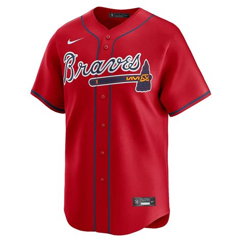 Nike Men's Atlanta Braves Alt2 Limited Jersey | Academy