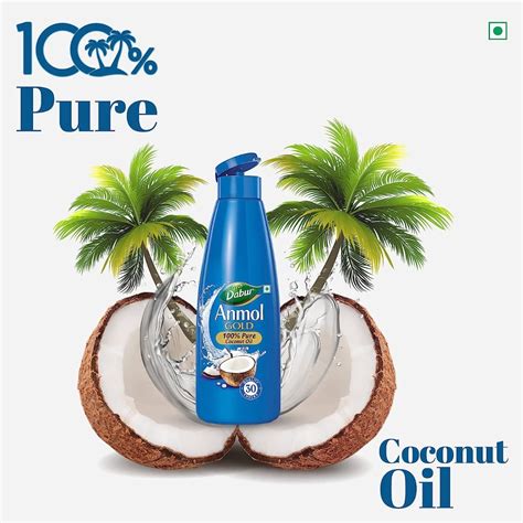 Dabur Anmol Gold Pure Coconut Oil Ml Price Uses Side