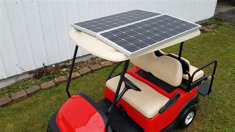 Solar Golf Cart Charger 200 Watt 10 Miles Per Charge Hot Item Youtube