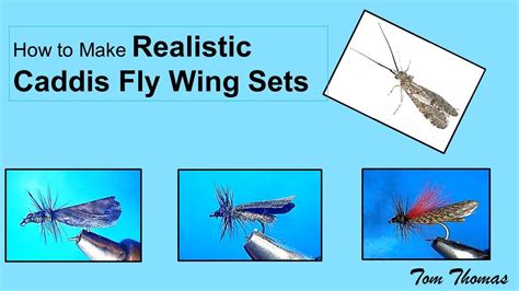 How To Make Realistic Caddis Fly Wings Youtube