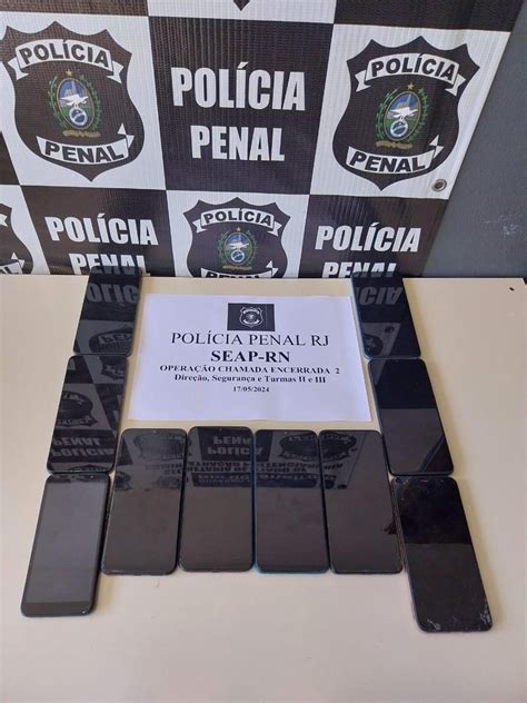 Polícia Penal apreende 297 celulares durante revistas em presídios no