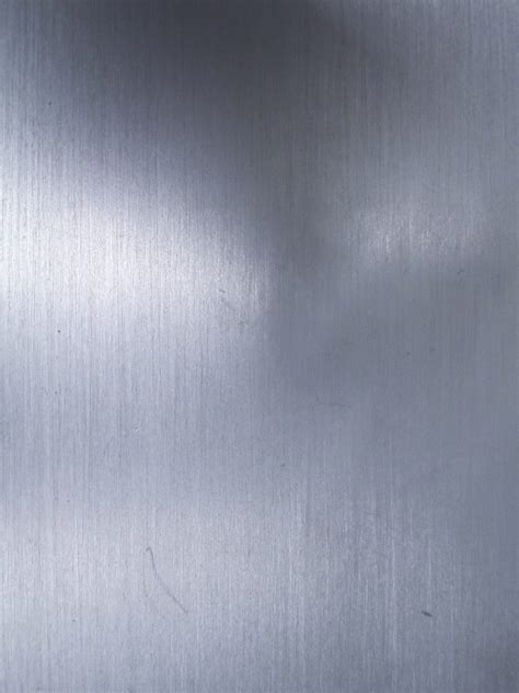 Aluminum Brushed Metal Texture Polished Wall Surface Stock Photo