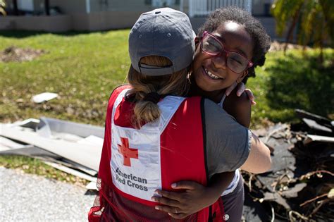 Red Cross Helping People In Disaster