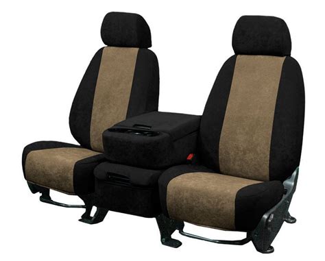 Caltrend Rear 60 40 Split Bench Supersuede Seat Covers For 2014 2019 Chevy Gmc Silverado Sierra