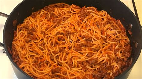 Espagueti Con Carne Molida Como Hacer Espagueti Con Carne Spaghetti