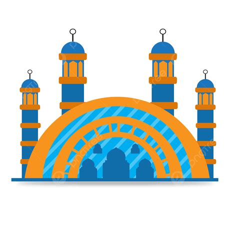 Islamic Mosque Clipart Png Images Islamic Mosque Design In Blue Sky