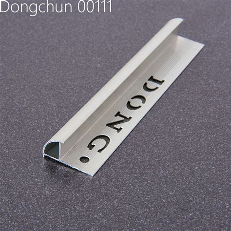 Aluminum Tile Trim Factory Arc Edge Quarter Round Metal Trims