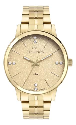 Reloj Technos Para Mujer En Color Dorado Brillante 2036MSD 1x