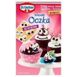 Dekoracje cukrowe wesołe oczka 10 g 24 sztuki Dr Oetker Intermarché