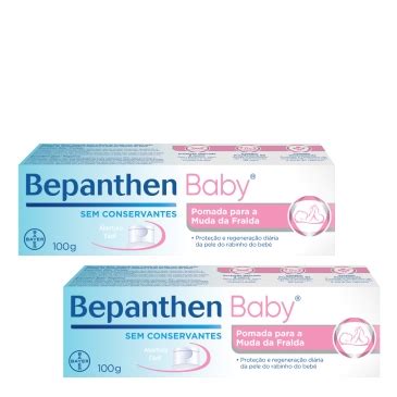 Bepanthene Baby Pomada Duo Creme Muda Fralda X G