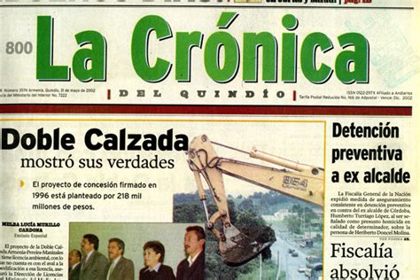 Hoy hace 10 años en La Crónica del Quindío