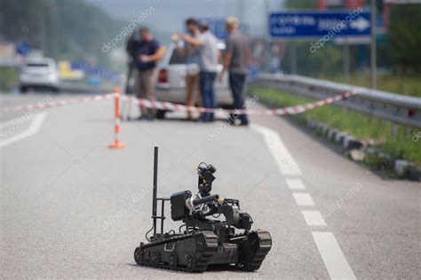 Robot De Explosivo Servicio T Cnico De La Polic A Nacional De Ucrania