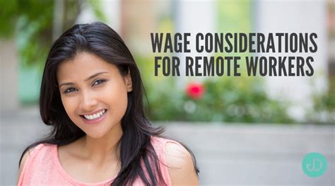 Wage Considerations For Remote Workers J Danielle