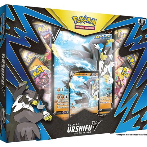 Box Baralho Batalha De Liga Urshifu Vmax Pokemon Copag Submarino