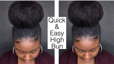 30 Bun Styles For Natural Hair That Are Perfect For Summer Atelier