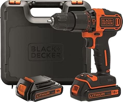 Black Decker 2 Gang Akku Schlagbohrschrauber BDCHD18KB