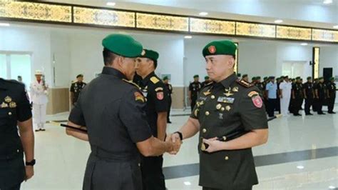 Daftar Perwira Tinggi TNI Naik Pangkat Danrem 092 Maharajalila Pecah