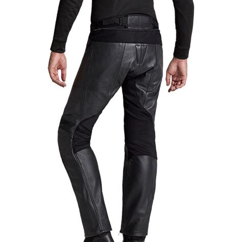 Spidi RR Naked CE Leather Trousers Black FREE UK DELIVERY