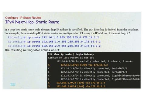 CCNA 2 SRWE Mod 15 Static IP Routing PPT