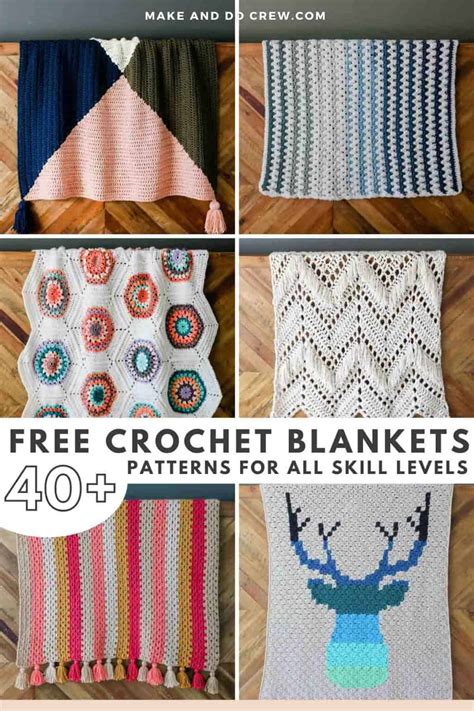 Free Crochet Blanket Afghan Patterns Captivating Designs