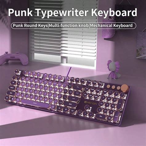 Teclado Mec Nico Para Jogos Punk Typewriter Eweadn V Painel