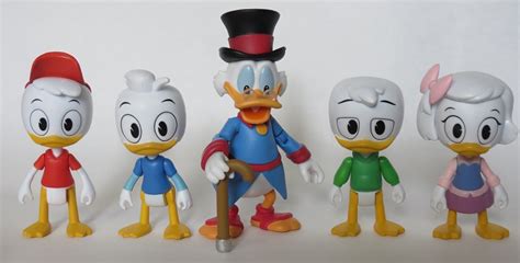 PhatMojo DuckTales Huey Dewey Louie And Webby Action Figures Review