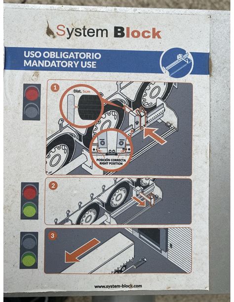 Sistema Retenedor De Camiones En Muelles De Carga System Block