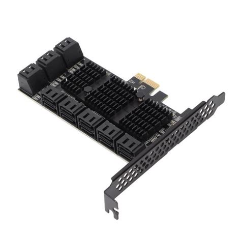 Tbest carte adaptateur de bureau PC Carte adaptateur PCIE 1X à 16 ports