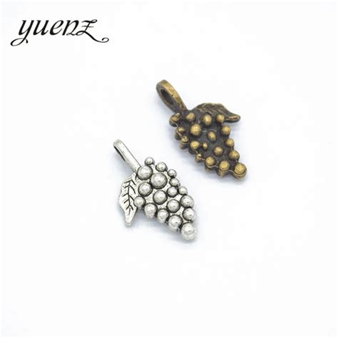 YuenZ 15 sztuk moda alloy biżuteria winogron charms metalowe zawieszki