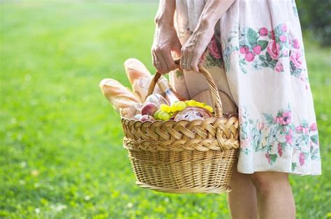 Premium Photo | Picnic in the meadow