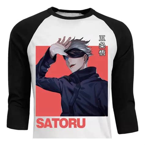 Jujutsu Kaisen Satoru Gojo Anime Raglan Polera 8 Cuotas Sin